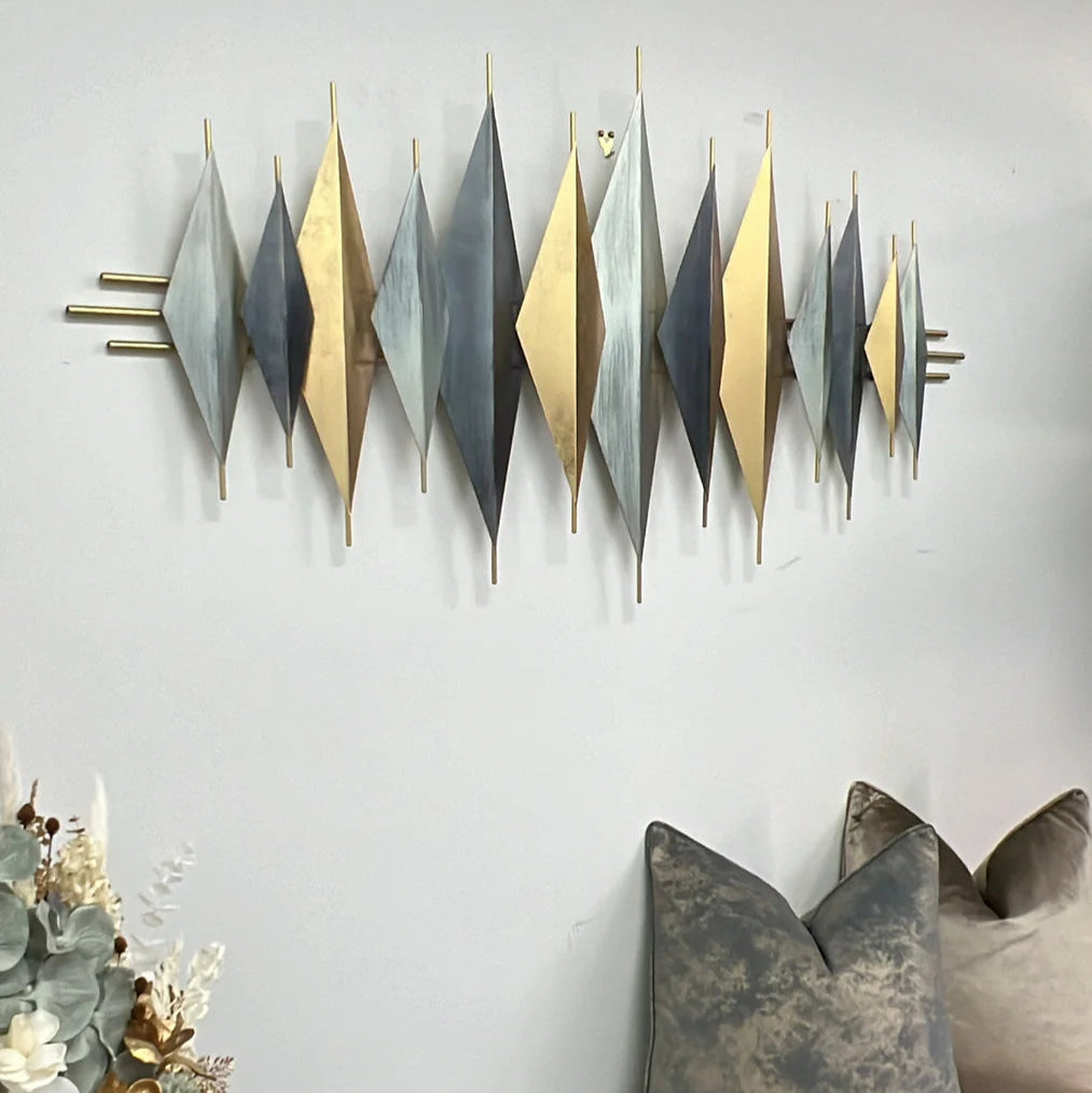 Geometric Metal Wall Art - A Modern Masterpiece