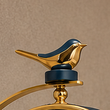 Royal Blue Bird Luxury Wall Clock