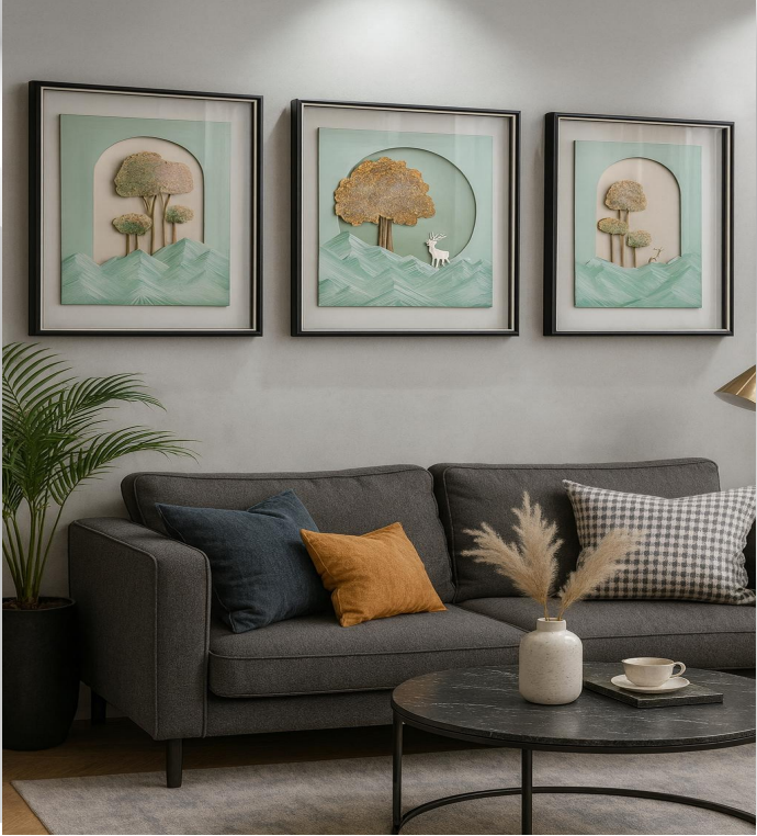 Forest Tranquility – 3 Piece Luxury Wall Decor Set