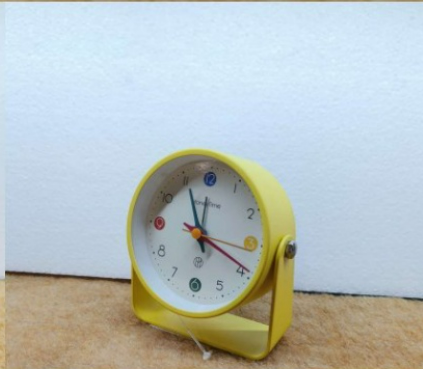 Nordic Minimalist Swivel Alarm Clock – Modern Pastel Collection