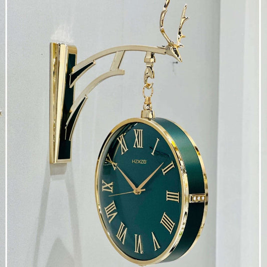 Stylish Imported Station Wall Clock Green