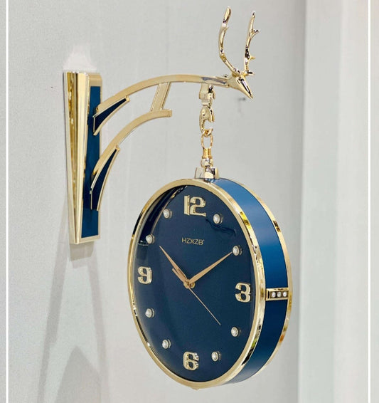 Stylish Imported Station Wall Clock Blue