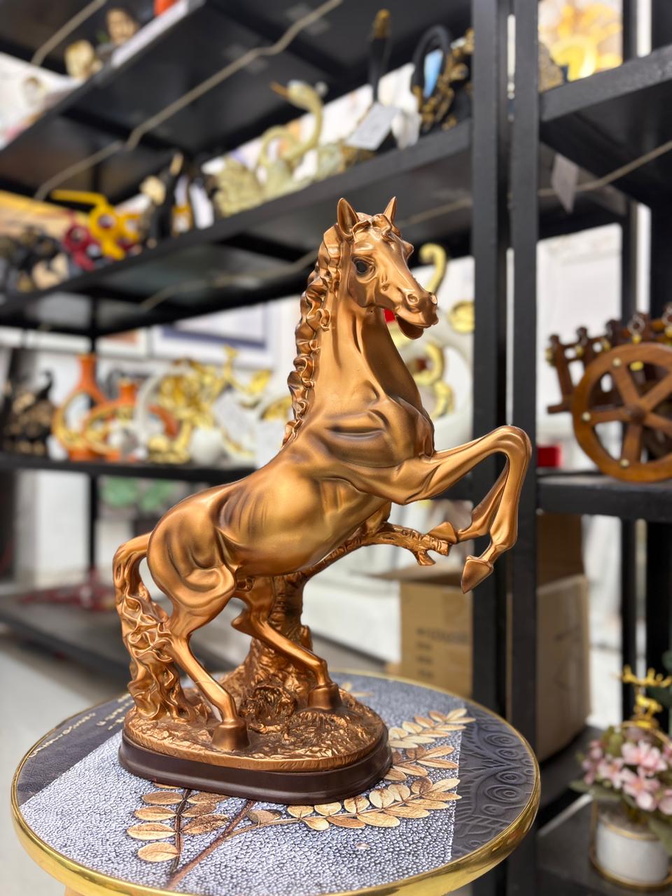 Graceful Rearing Horse Figurines - A Symbol of Strength and Freed - view 2