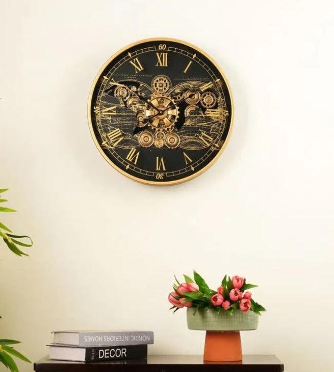 Timeless Mechanics - Elegant Gear Wall Clock