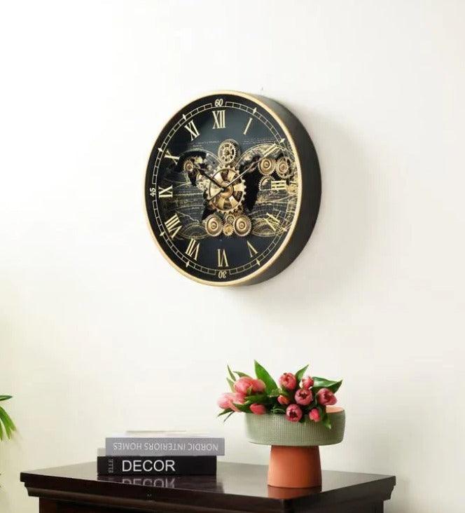 Timeless Mechanics - Elegant Gear Wall Clock