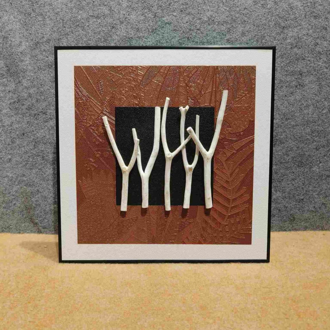 Abstract Branches: Textured Organic Wall Art