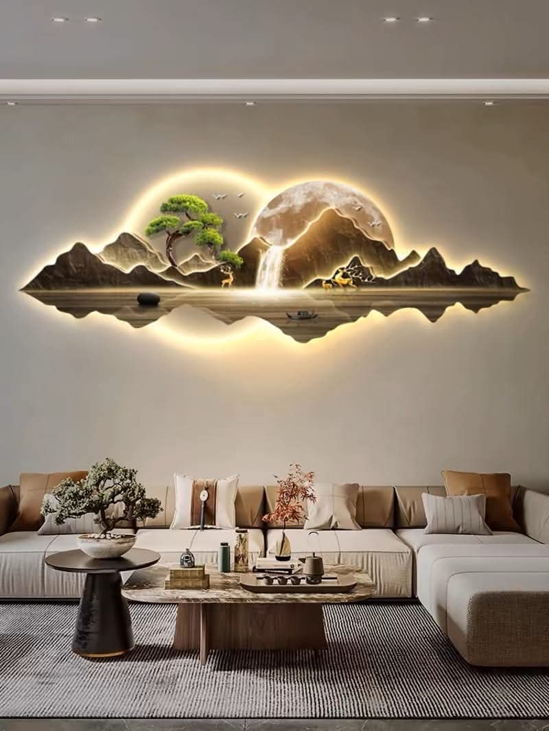 Aurora Bloom LED Wall Art