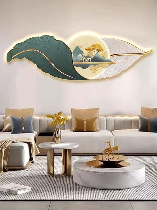 Leaf Serenity LED Wall Art