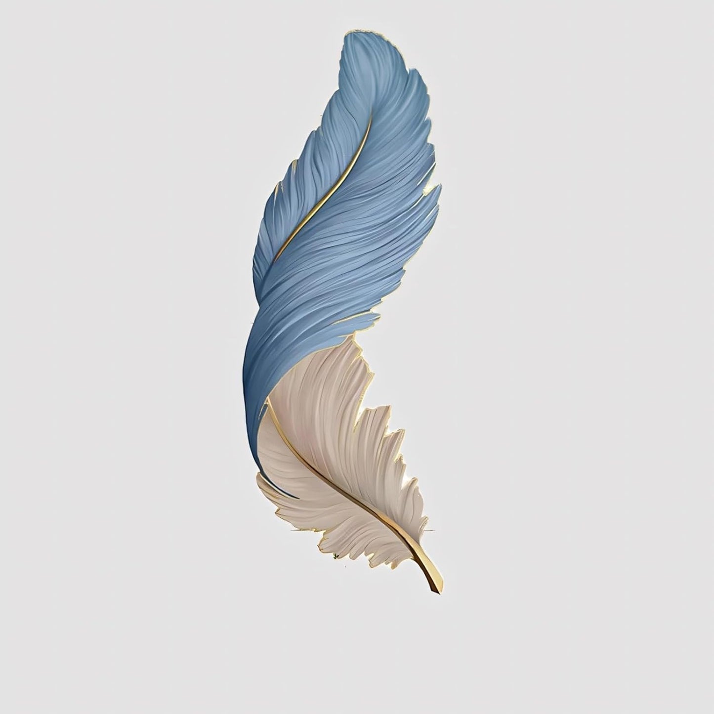 Premium LED Feather Wall Art – Modern and Luxurious Statement Piece