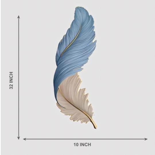 Premium LED Feather Wall Art – Modern and Luxurious Statement Piece