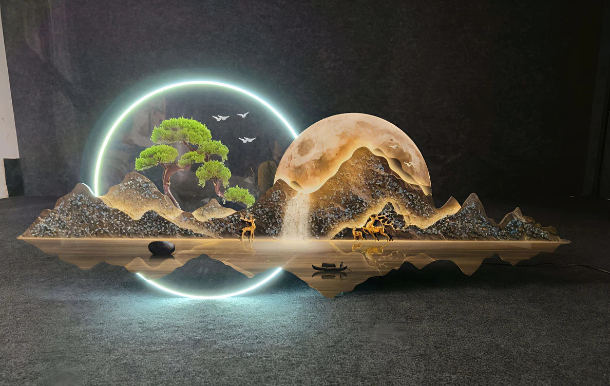 Aurora Bloom LED Wall Art