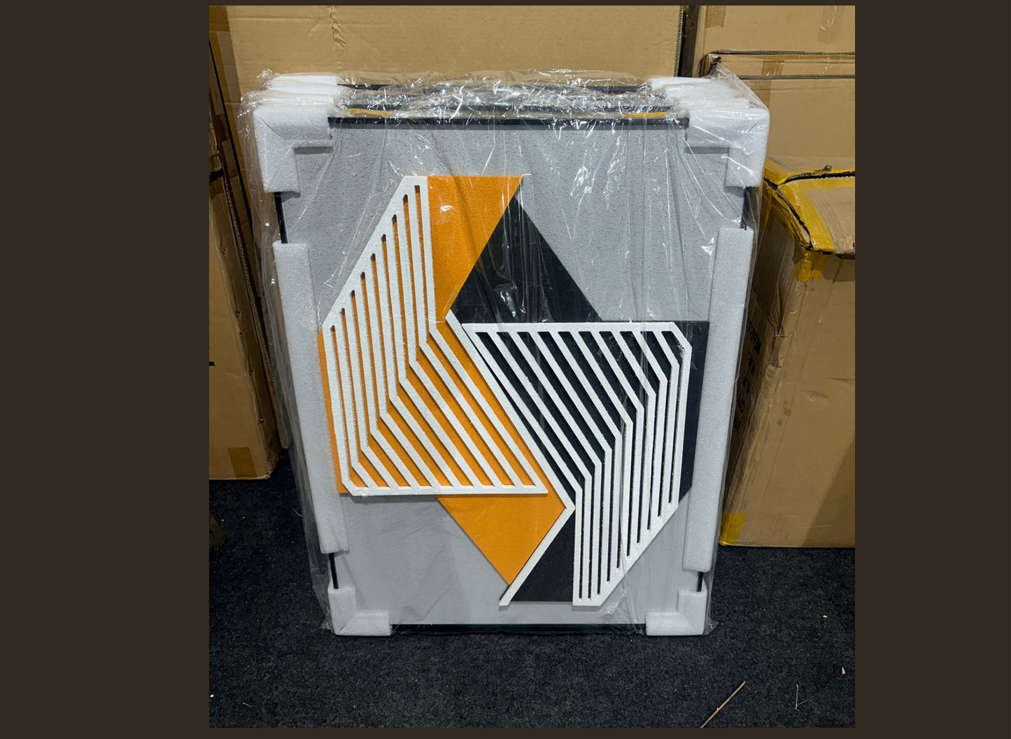 Kinetic Angles – 3D Matt Art Geometric Wall Decor