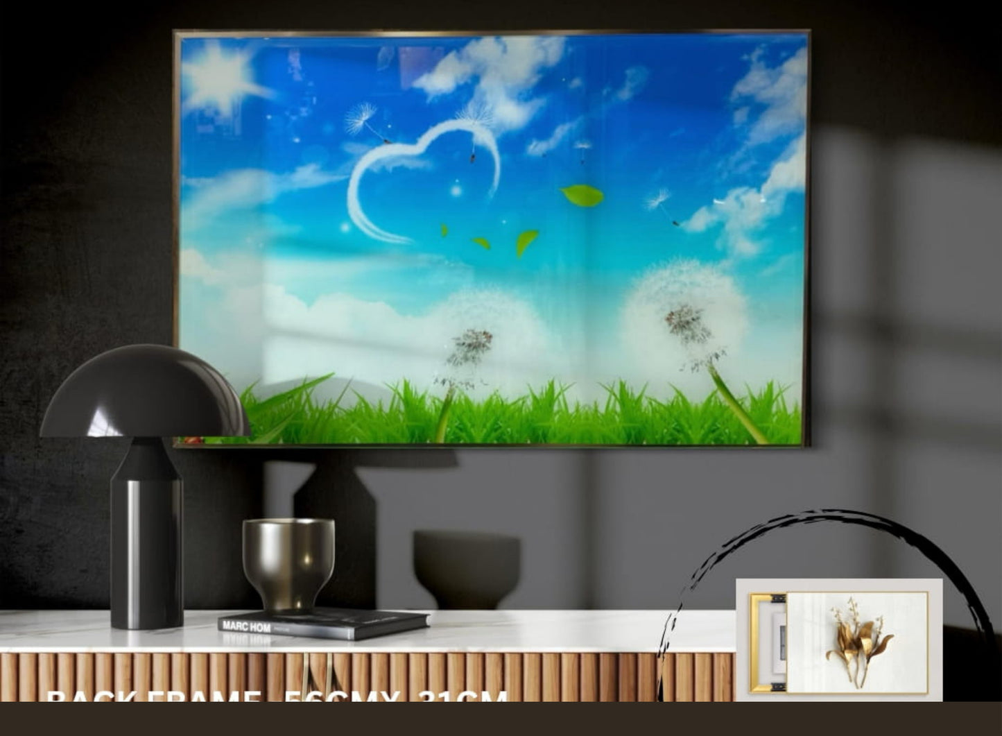 Heartfelt Sky – MCB Box Cover Glass Art