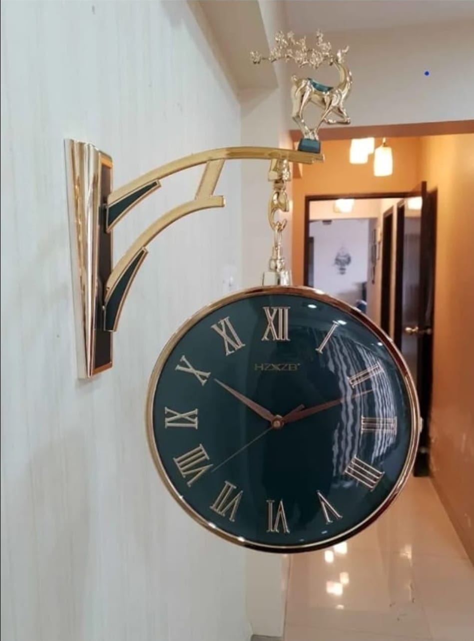 Stylish Imported Station Wall Clock Green