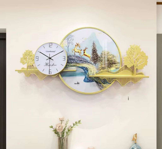 The Serene Meadow Wall Clock - Where Time Meets Tranquility