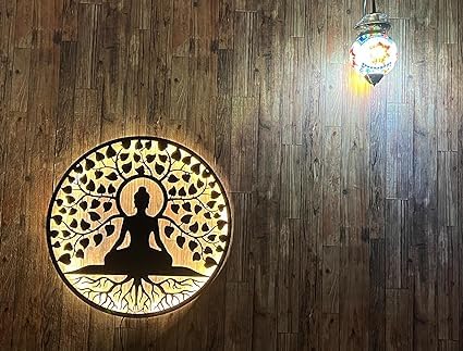 Buddha 3D Metal Wall Art – A Touch of Serenity and Elegance for Your Space