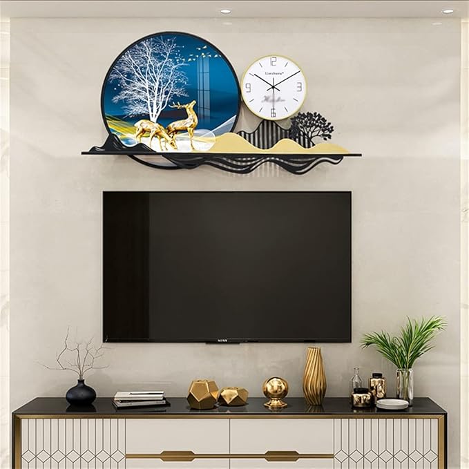 Artistic Silent Wall Clock – Elegance in Every Detail