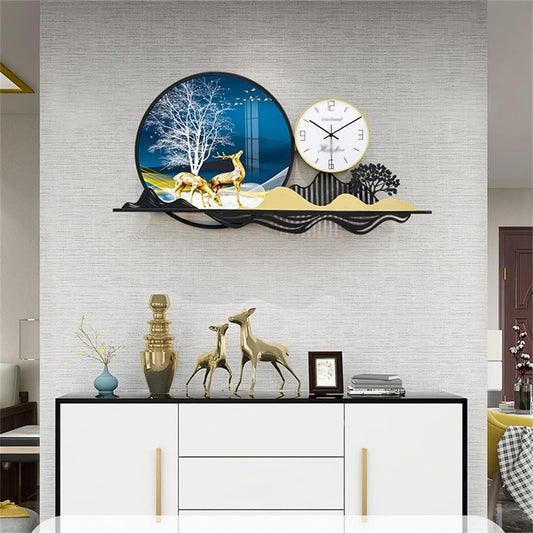 Artistic Silent Wall Clock – Elegance in Every Detail