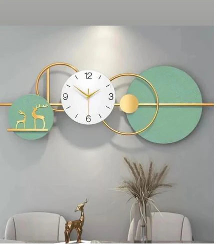 Forest Tranquility - Modern Wall Clock with Nature Scene