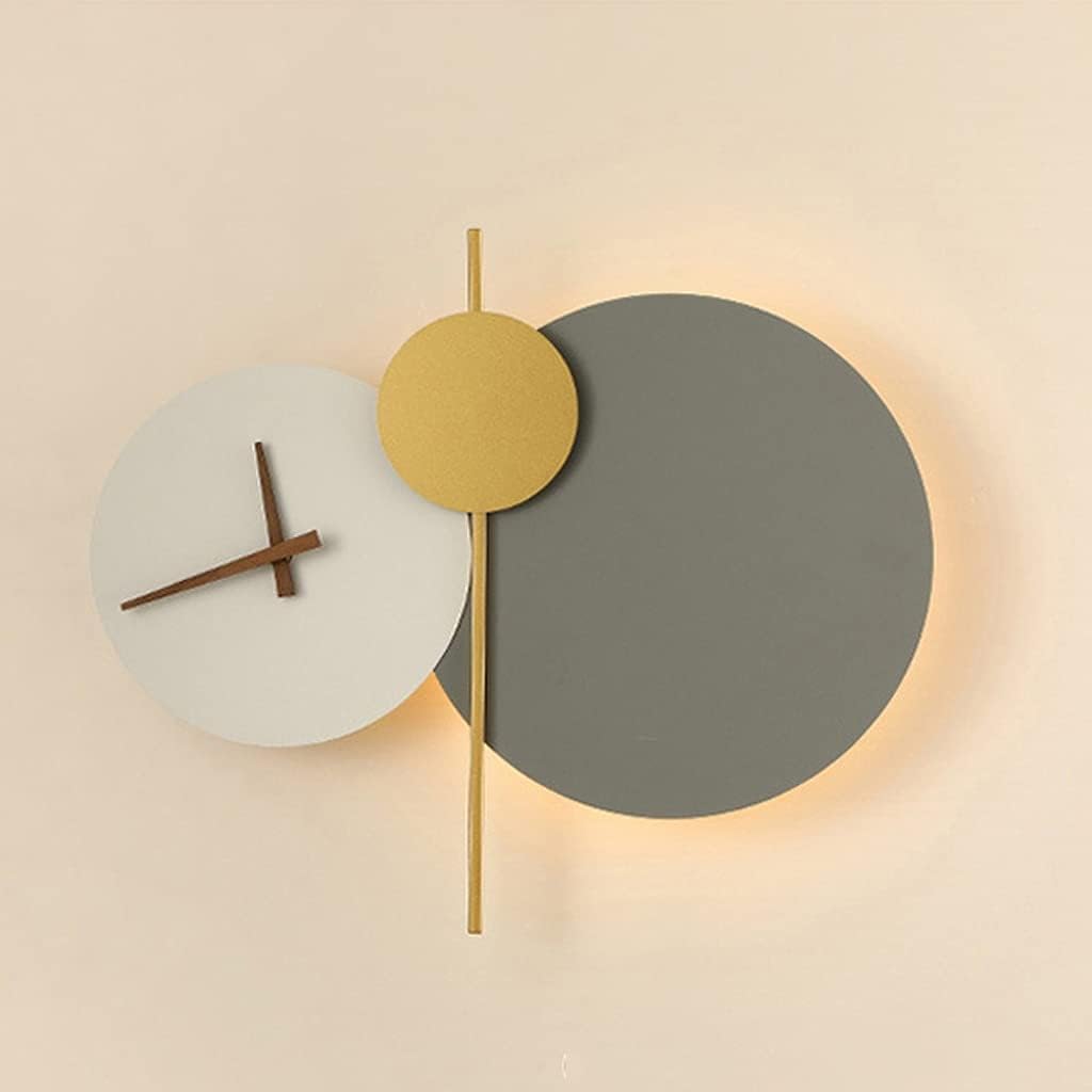 Time & Tide - Modern LED Wall Clock with Abstract Design - 1