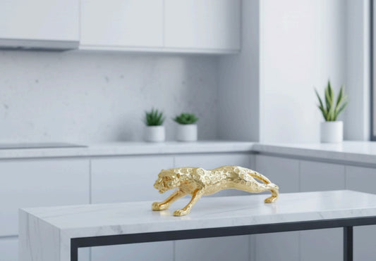 Golden Jaguar Figurine – A Symbol of Strength, Speed, and Confidence
