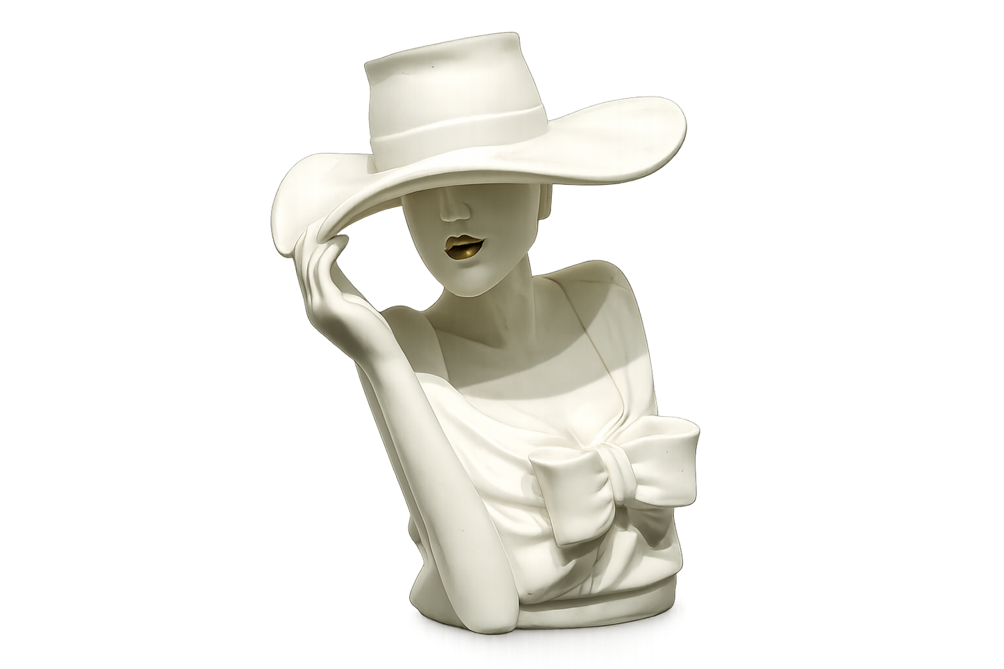 English Lady Pot – Elegant Decorative Planter Sculpture