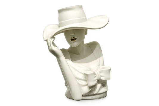English Lady Pot – Elegant Decorative Planter Sculpture