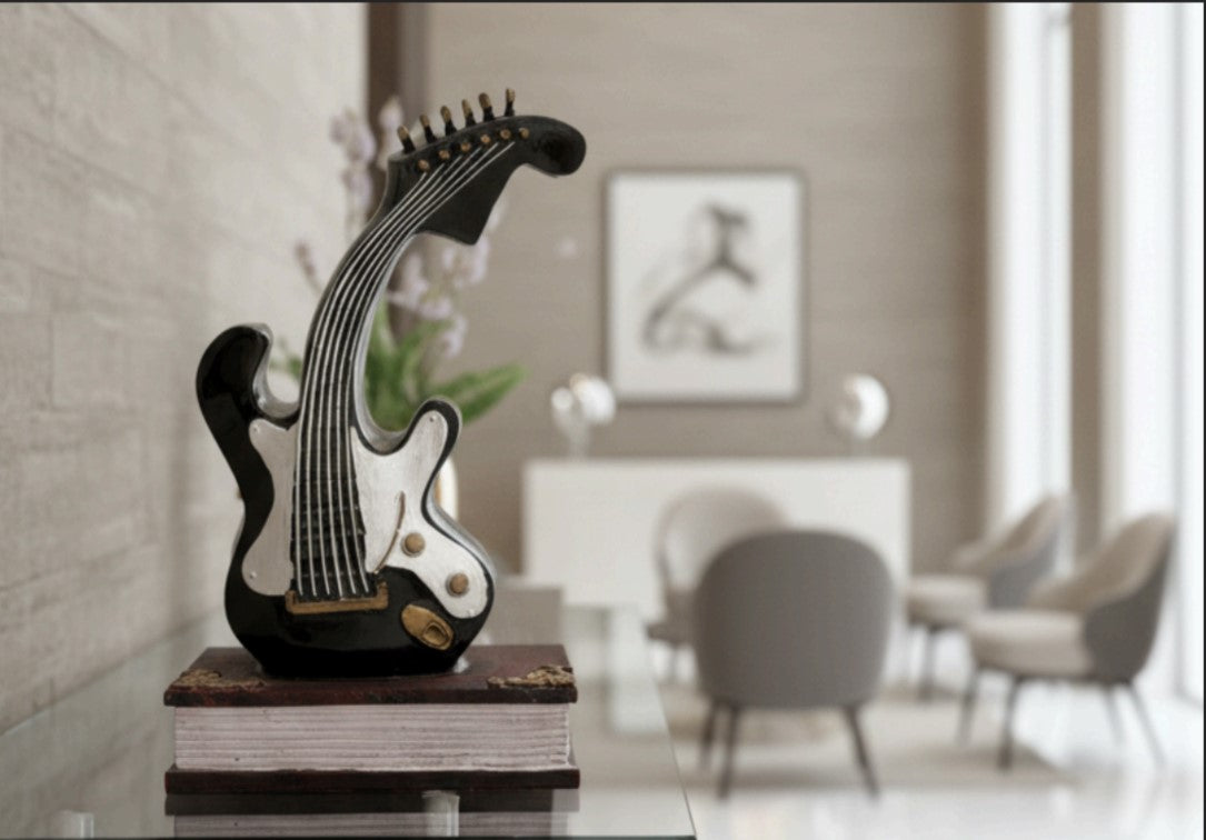 Guitar Book Figurine – A Perfect Blend of Music and Art
