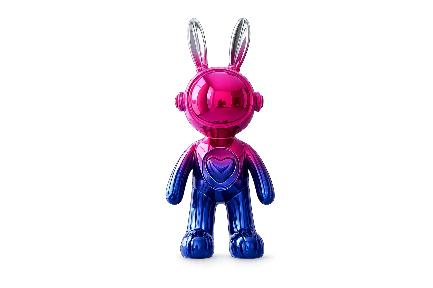 Abstract Bunny Figurine – A Modern Pop Art Statement