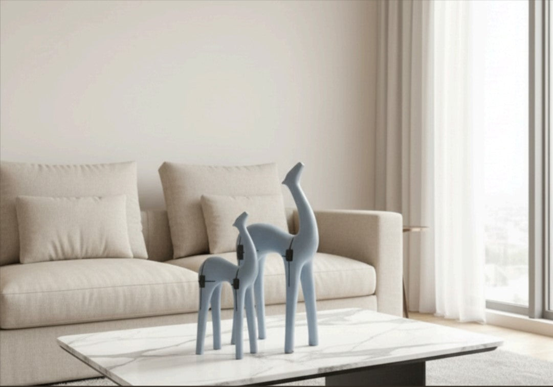 Modern Camel Pair Figurine – A Symbol of Endurance, Strength, and Balance