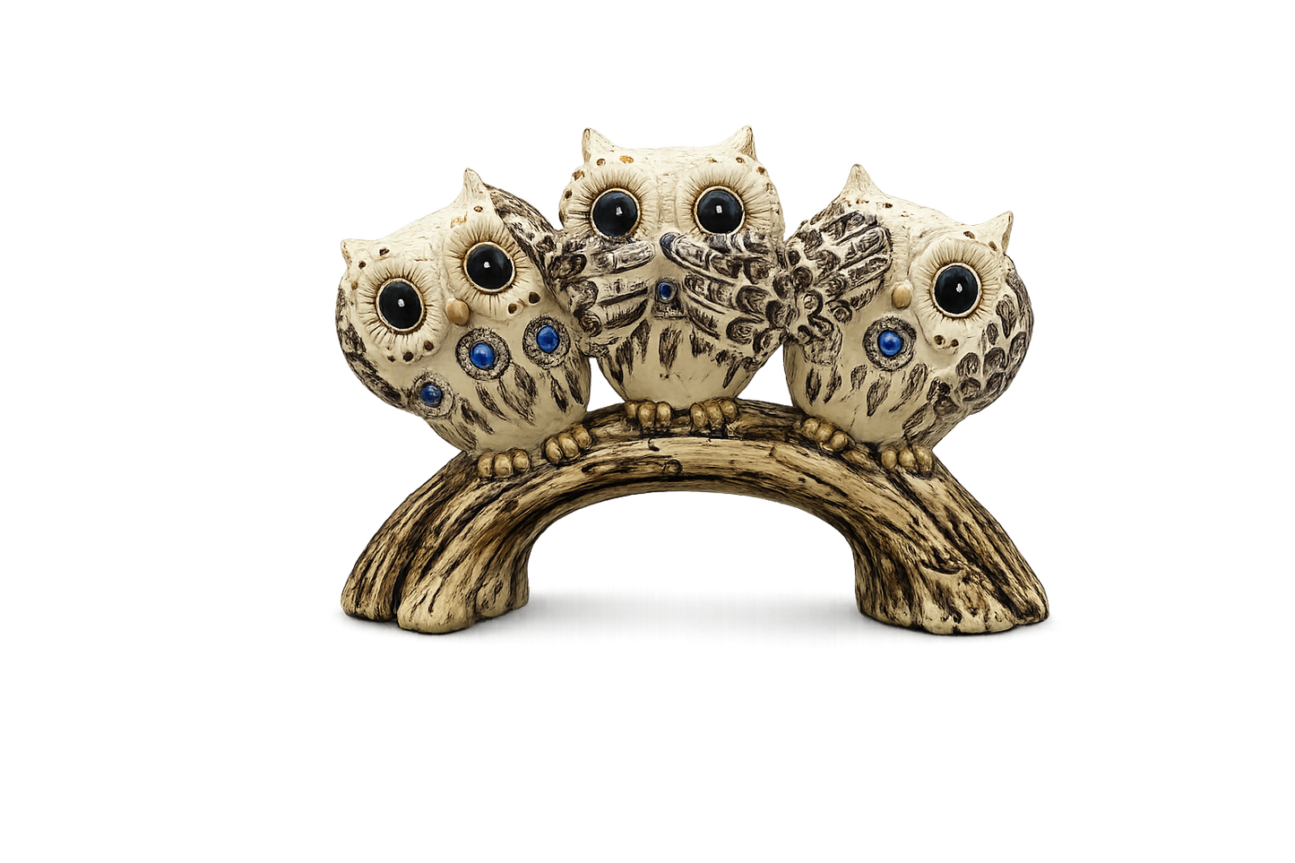 OWL Family Figurines (Set of 3) – A Symbol of Wisdom, Protection,