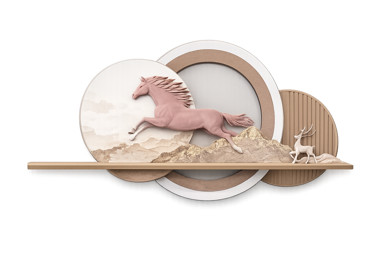 Tranquil Forest Lumina: LED Wall Art with Nature Scene