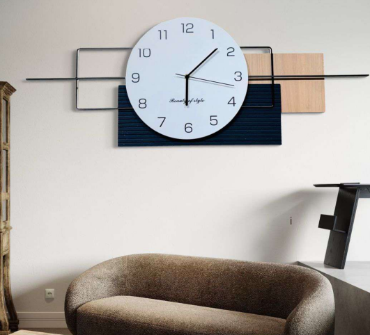 The Geometric Harmony Wall Clock - A Modern Symphony of Time and Design