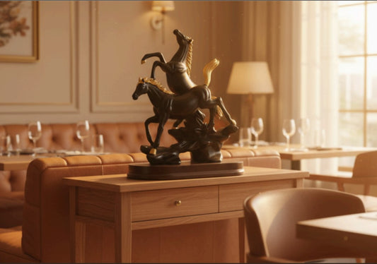 Majestic Horse Pair Figurine – A Symbol of Power, Freedom, and Su