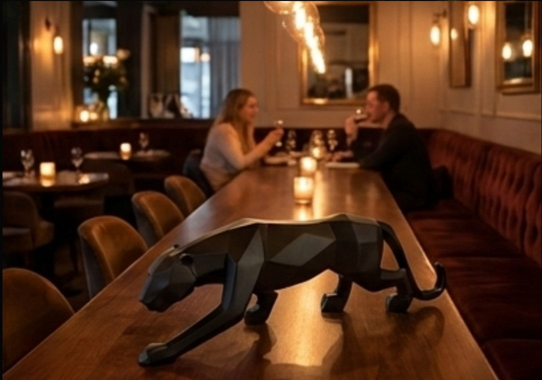 Modern Panther Figurine – A Symbol of Power, Confidence, and Elegance