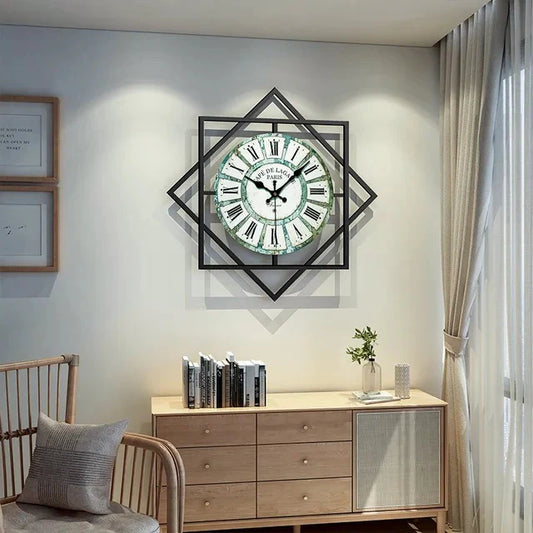 Parisian Chic - Modern Geometric Wall Clock