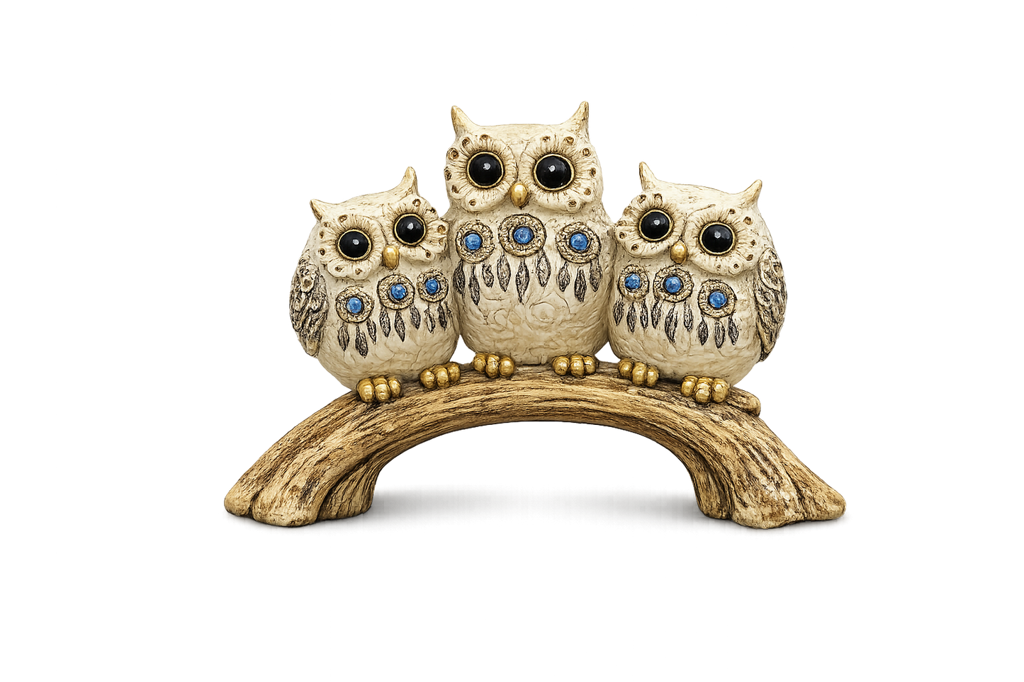 OWL Family Figurines (Set of 3) – A Symbol of Wisdom, Harmony, an