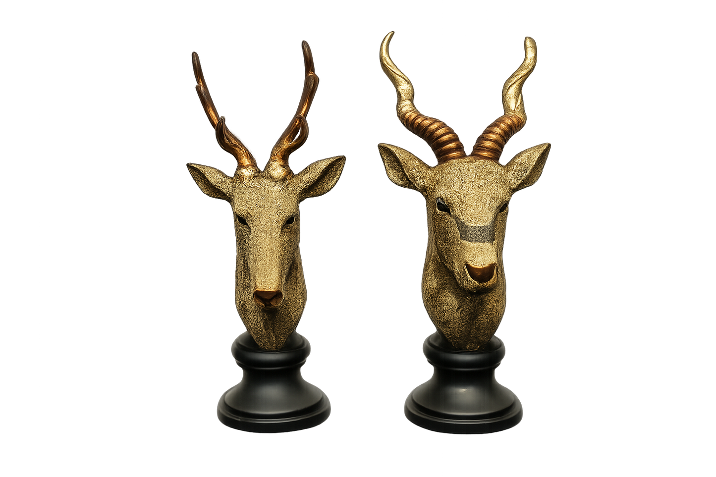 Swamp Deer Pair – Elegant Wildlife Inspired Décor