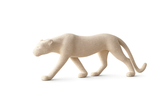Textured Panther Figurine – A Symbol of Strength, Elegance, and Confidence