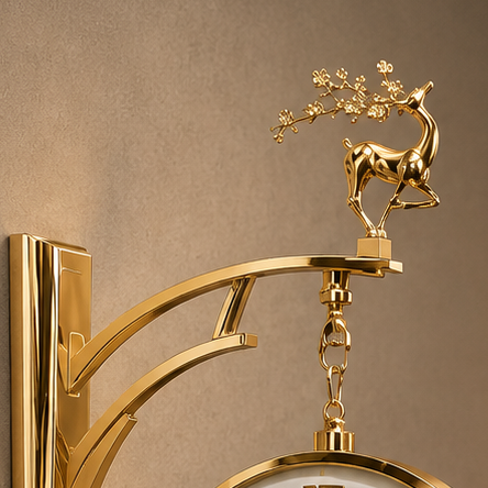 Royal Deer Luxury Wall Clock - view 3