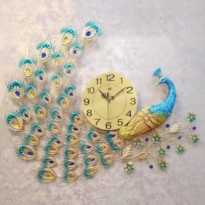 Peacock Splendor - Decorative Wall Clock