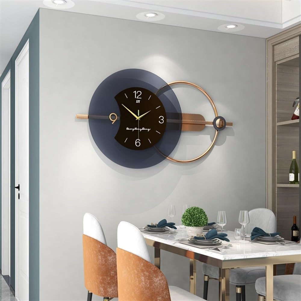 Cosmic Time - Modern Abstract Wall Clock with Geometric Accents