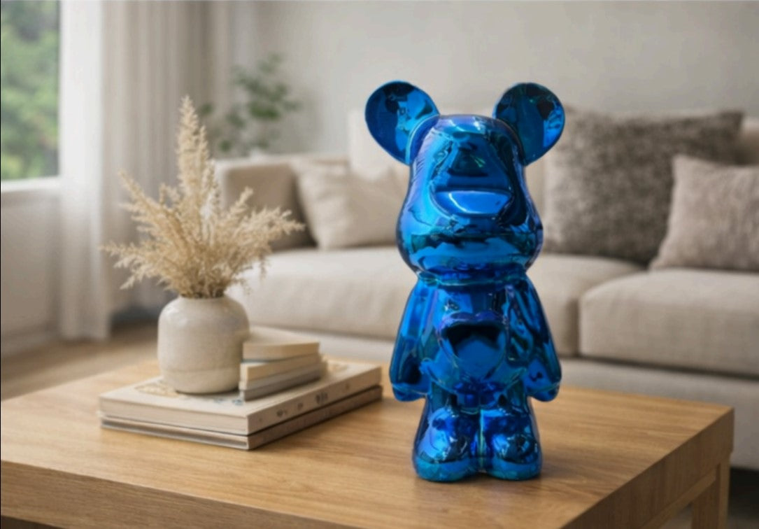 Abstract Bear Figurine – A Bold Modern Art Accent