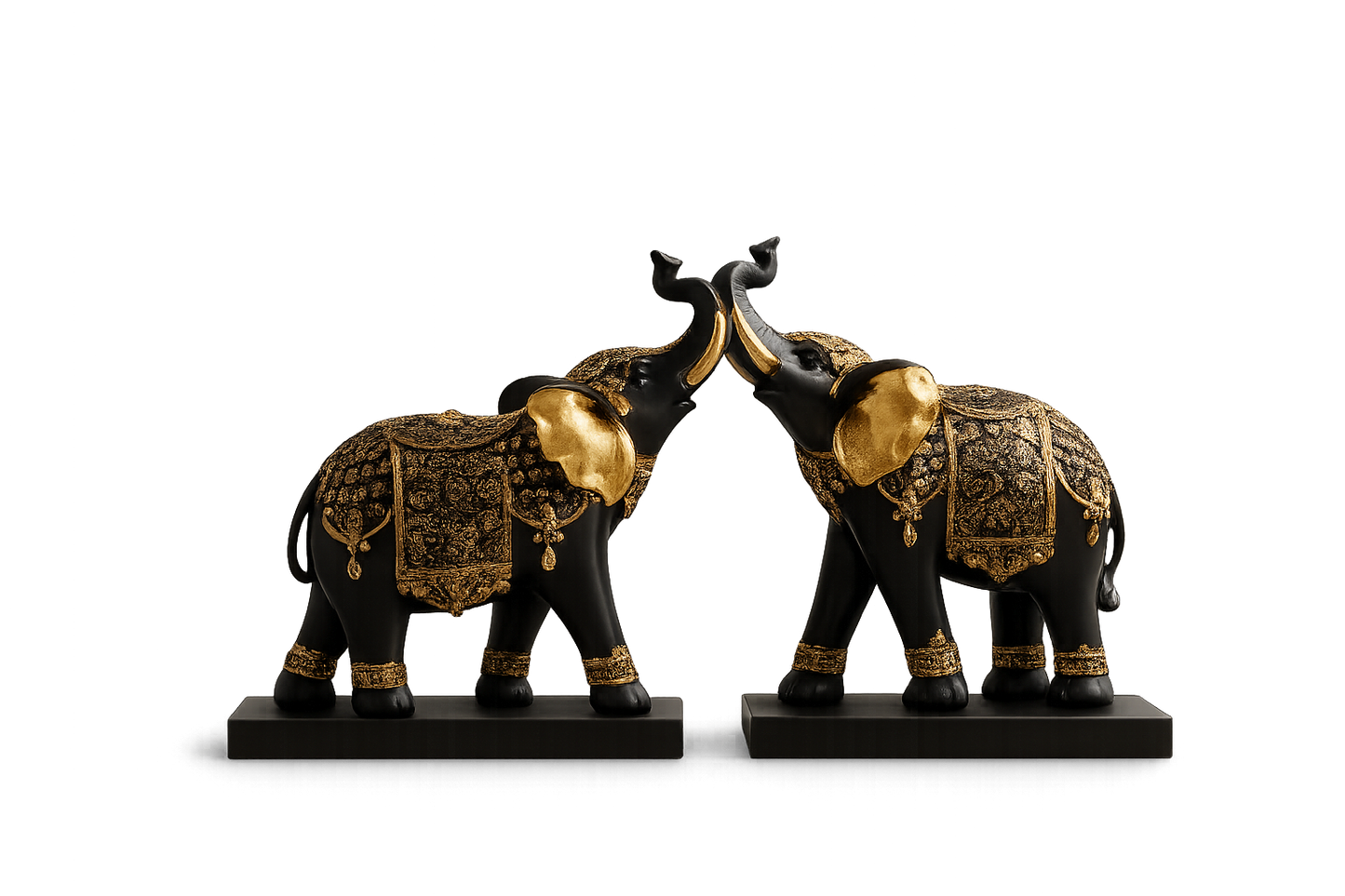 Decorative Elephant Pair Figurine – A Symbol of Strength, Prosper