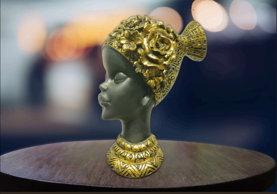 African Lady Sculpture – Elegant Cultural Art Décor (Copy)