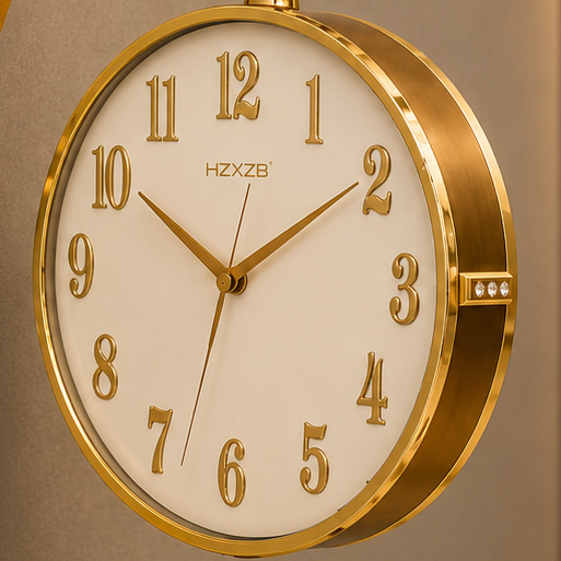 Luxury Golden Bird Wall Clock - view 3
