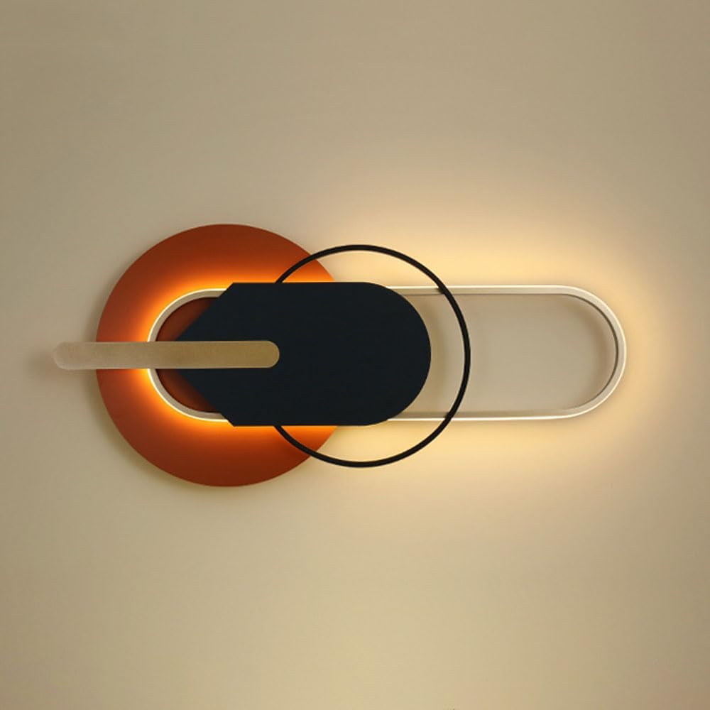 Eclipse Glow - Modern Abstract Wall Sculpture with LED Light