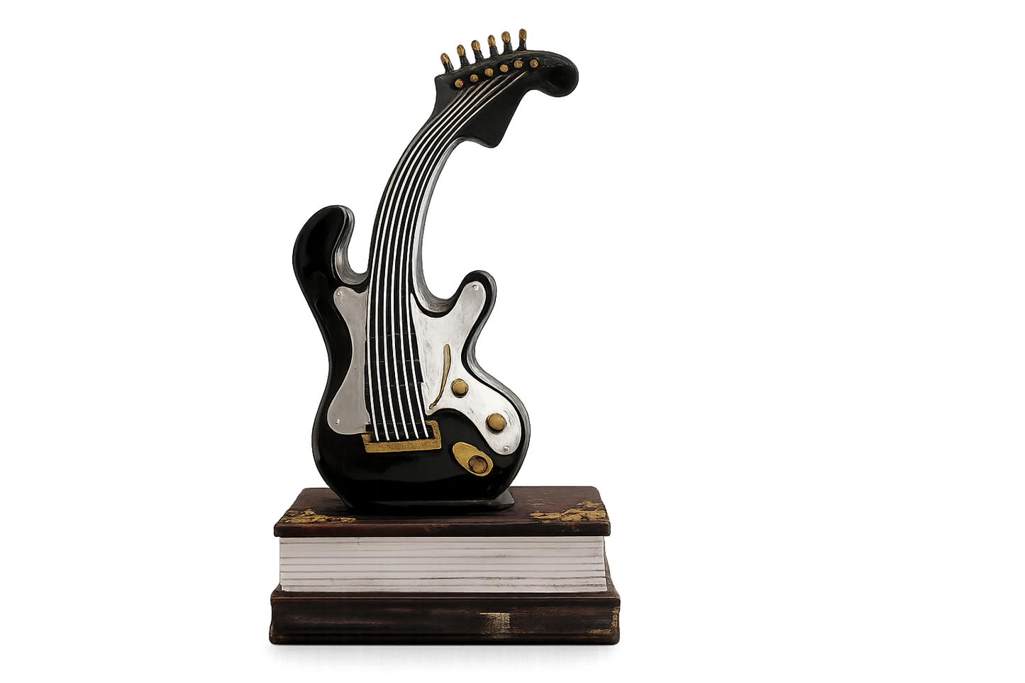 Guitar Book Figurine – A Perfect Blend of Music and Art