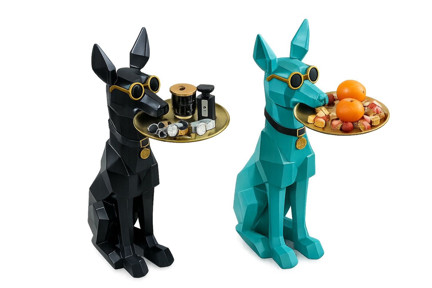 Doberman Tray Holder – Modern Decorative Organizer (Copy)