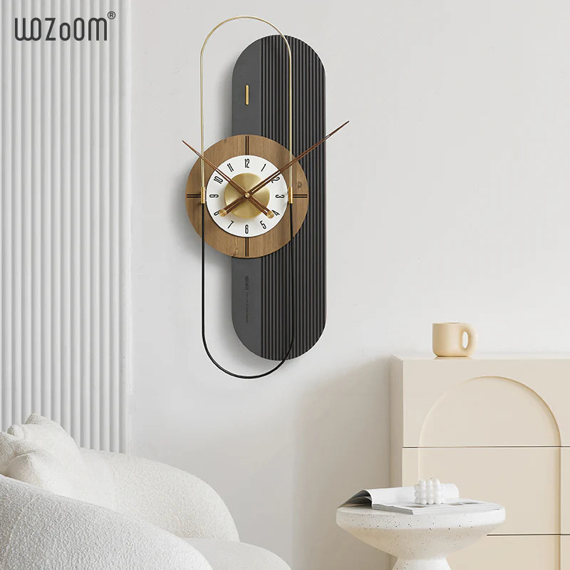 Heliocentric Wall Clock: A Tribute to the Cosmic Universe 13 x 32 Inch